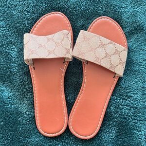 Stylish Brown Slide Sandals